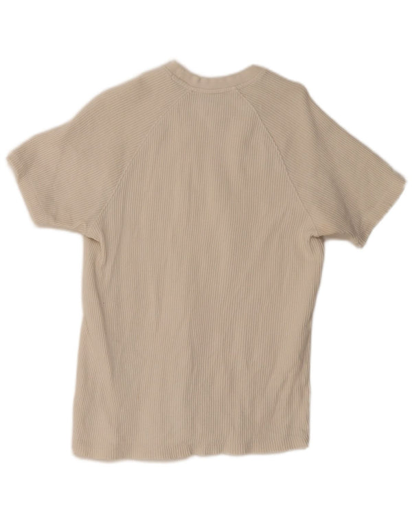 T-shirt Zara da uomo Top Small in cotone bianco