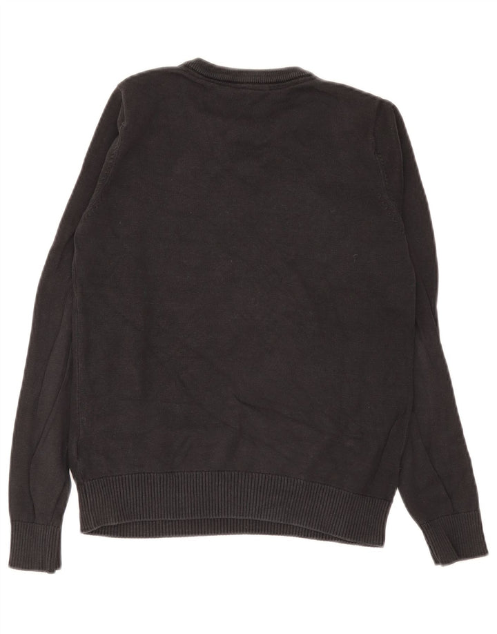 Maglione Marks & Spencer per ragazzi con scollo a V 10-11 anni in cotone nero