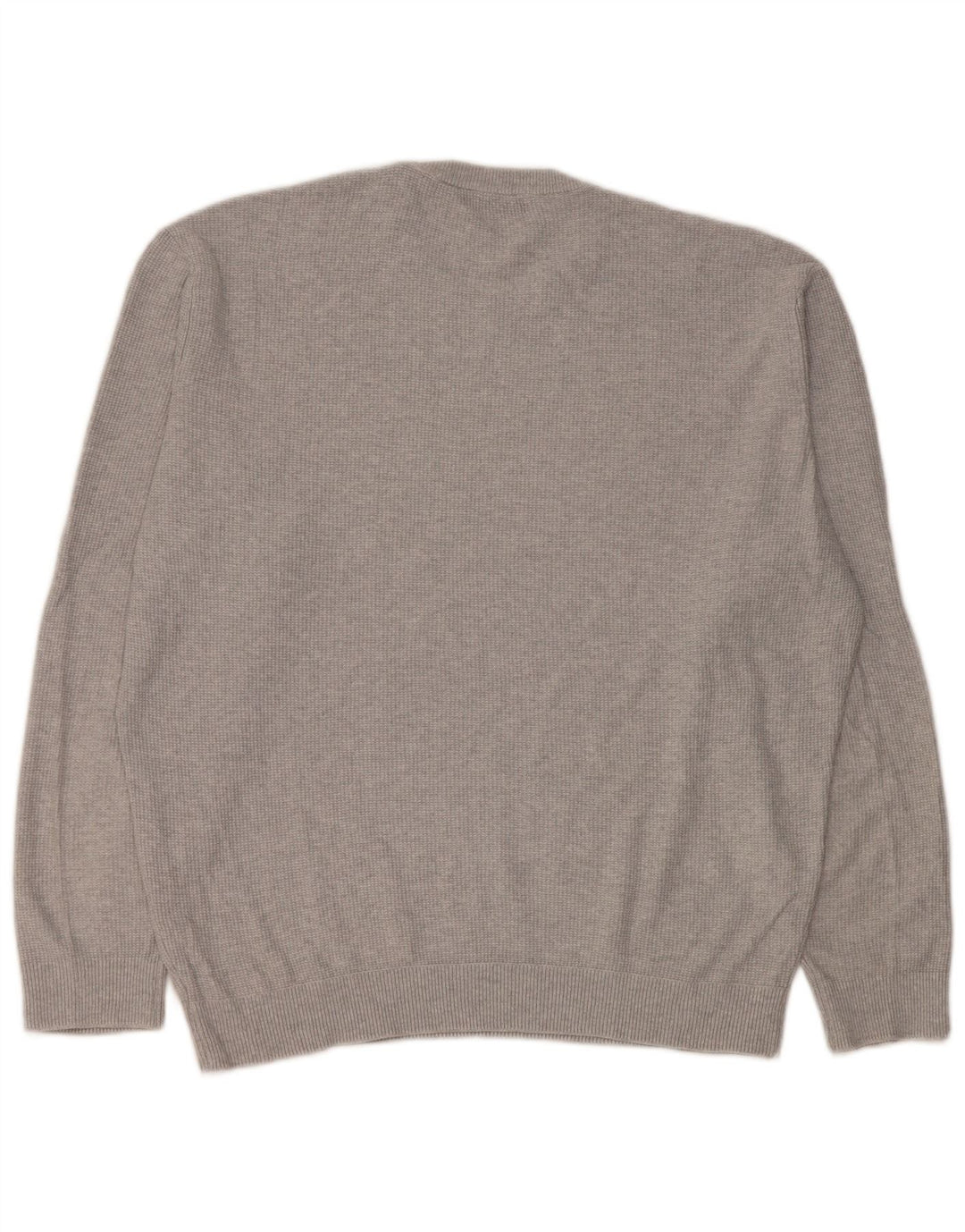 Maglione maglione girocollo da uomo Zara grande grigio