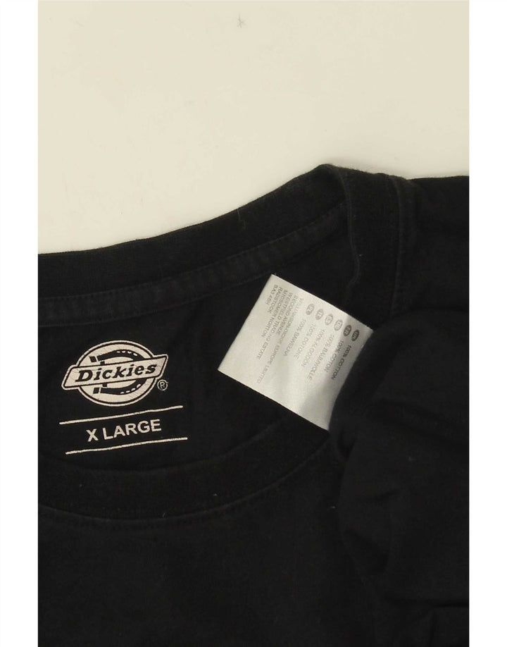 T-shirt grafica da uomo Dickies Top XL in cotone nero