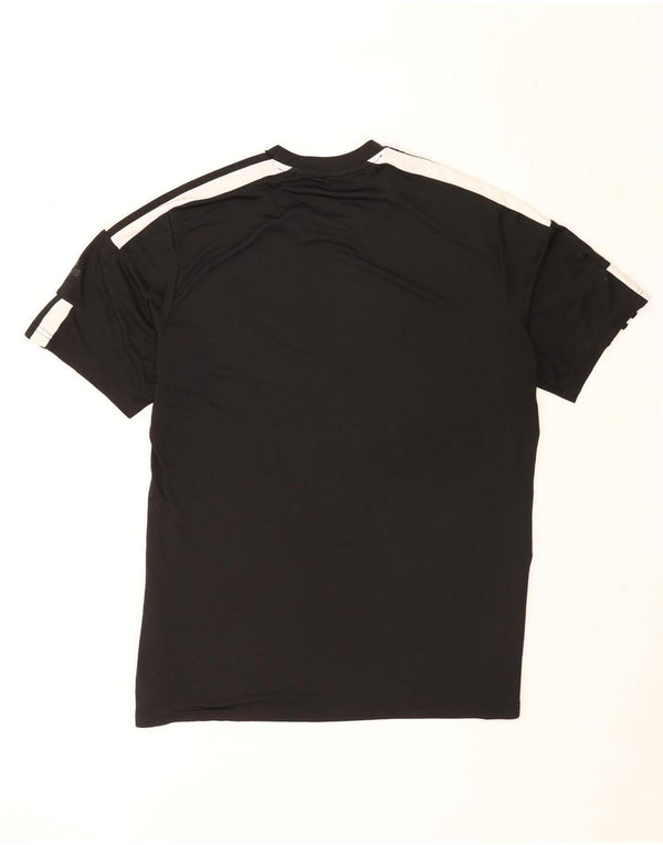 T-shirt Adidas Aeroready da uomo Top XL Poliestere color block nero