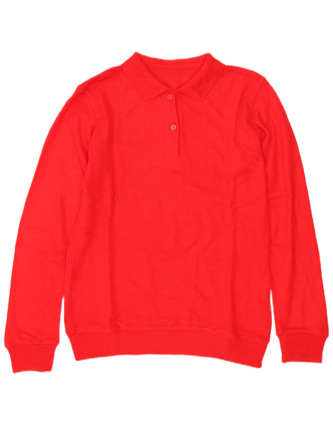 Maglione vintage da donna con collo alto IT 42 Poliacrilico rosso medio