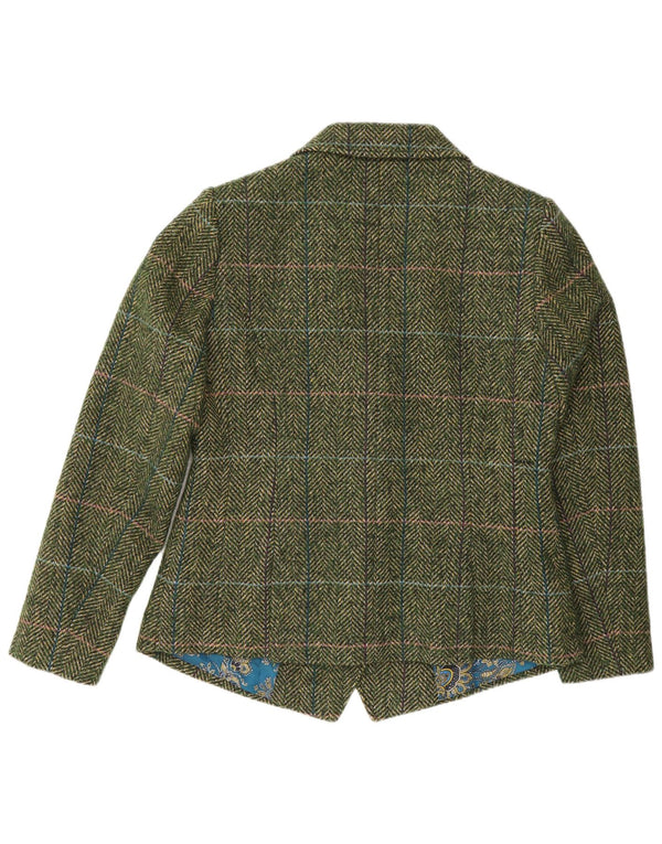 Giacca blazer a 5 bottoni da donna Joe Browns UK 14 grande pied de poule verde
