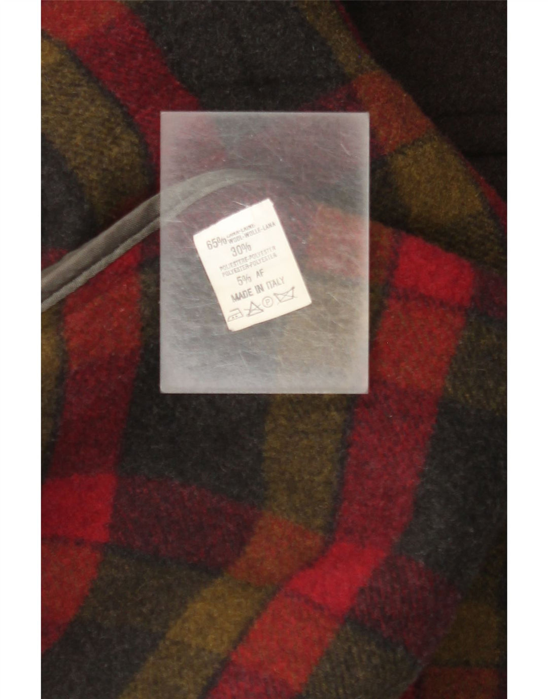 Cappotto poncho vintage da donna, taglia unica, in lana a righe multicolori