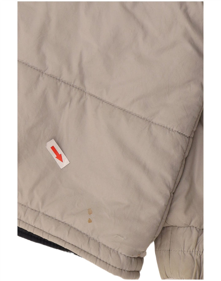 Giacca imbottita con cappuccio da uomo Fila UK 38 Cotone grigio medio