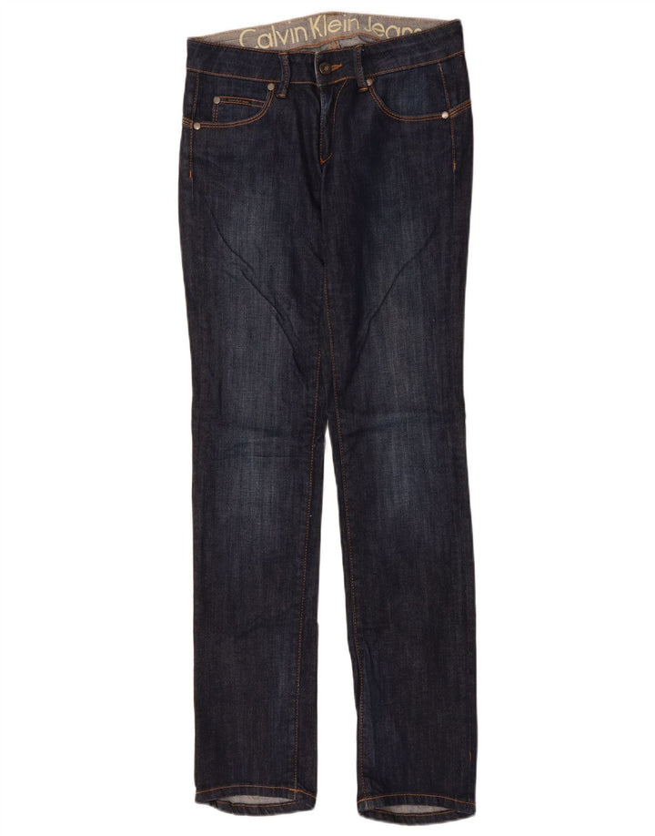Jeans slim da donna Calvin Klein W30 L33 Blu navy