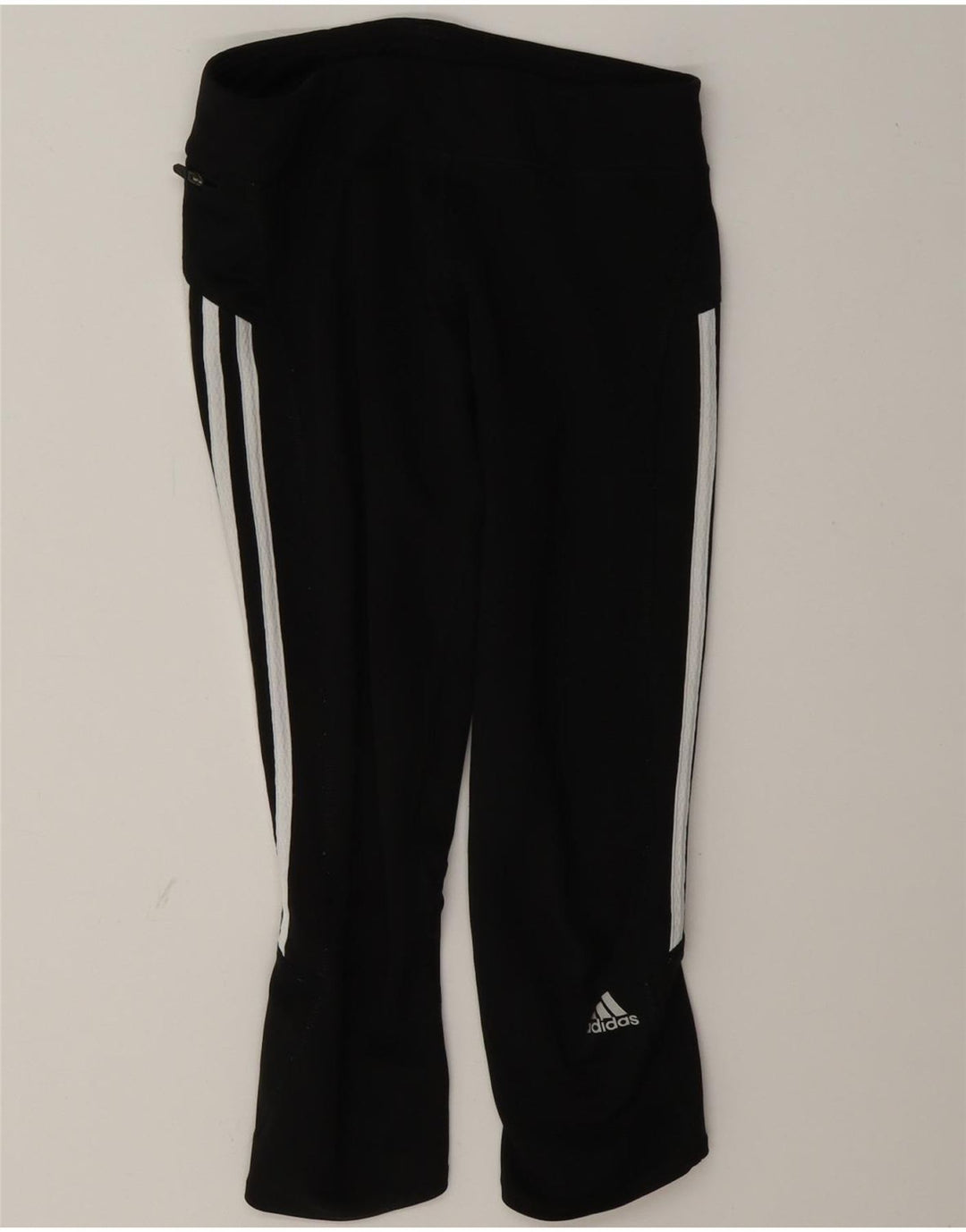 Leggings Adidas Climalite Capri da donna UK 8 Small Poliestere nero