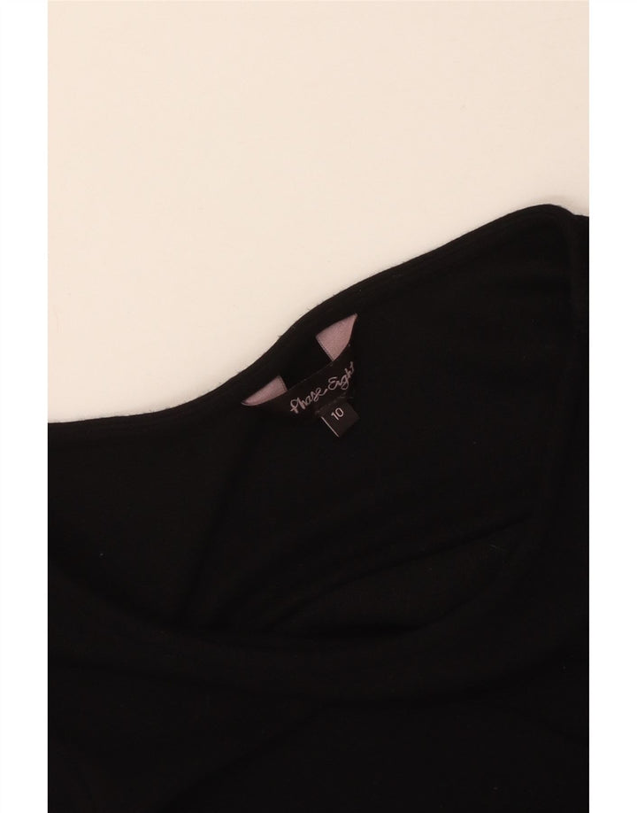 PHASE EIGHT Abito tubino da donna con maniche a 3/4 UK 10 Piccolo Nero
