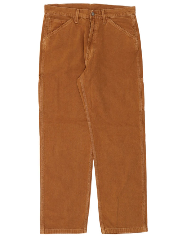 Pantaloni cargo larghi da uomo Levi's W32 L32 in cotone marrone