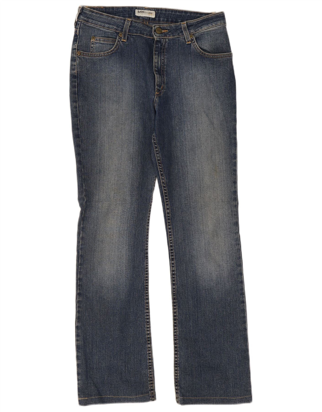 Jeans dritti Cameron da donna Lee W31 L29 cotone blu