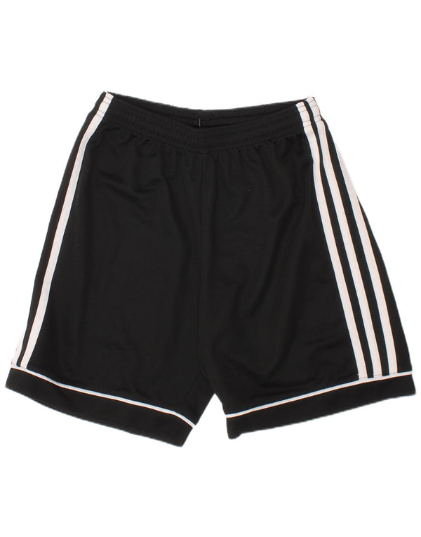 Pantaloncini sportivi Adidas Climalite da ragazzo 11-12 anni in poliestere nero