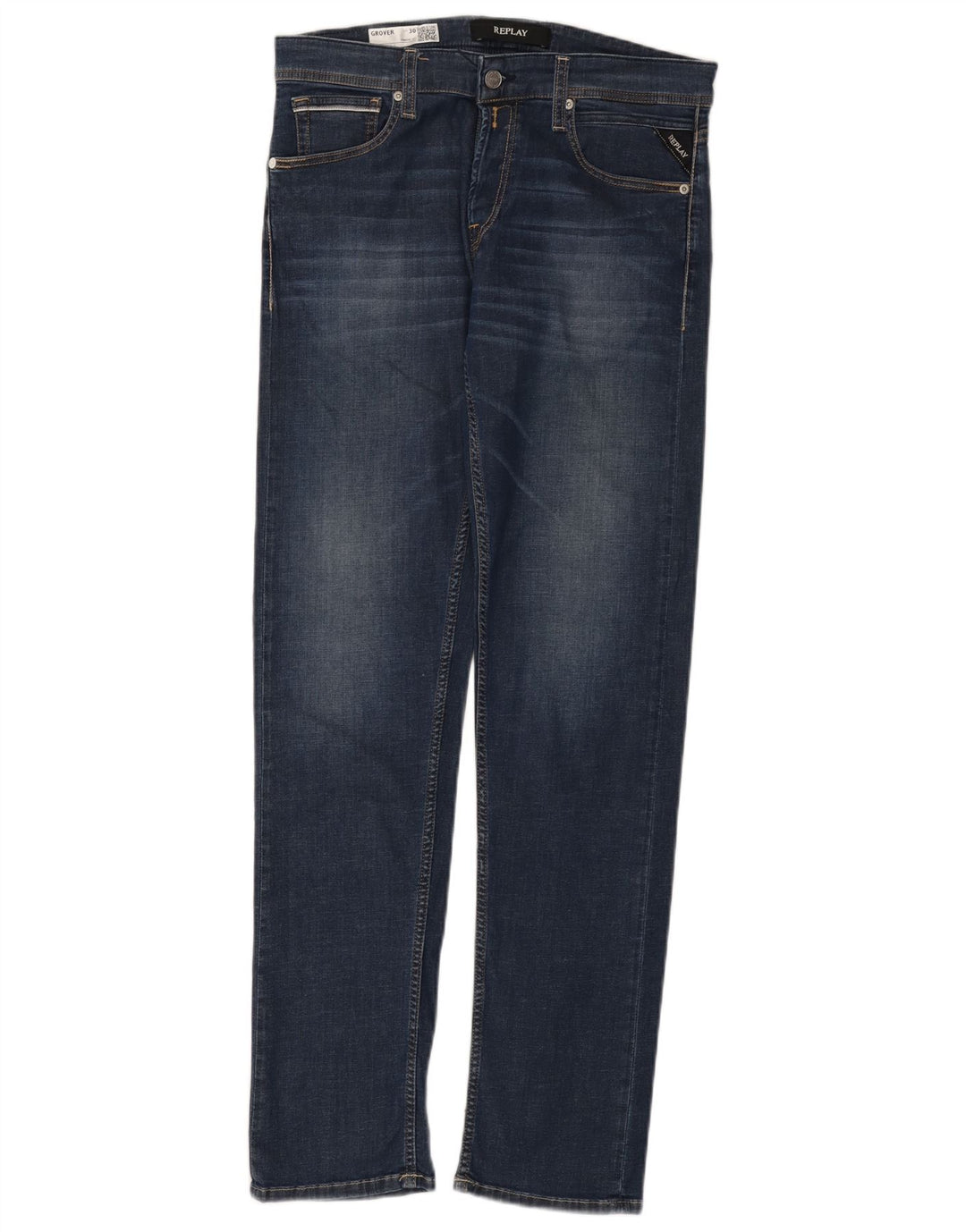 Replay Jeans Grover Slim da donna W30 L32 Blu Navy