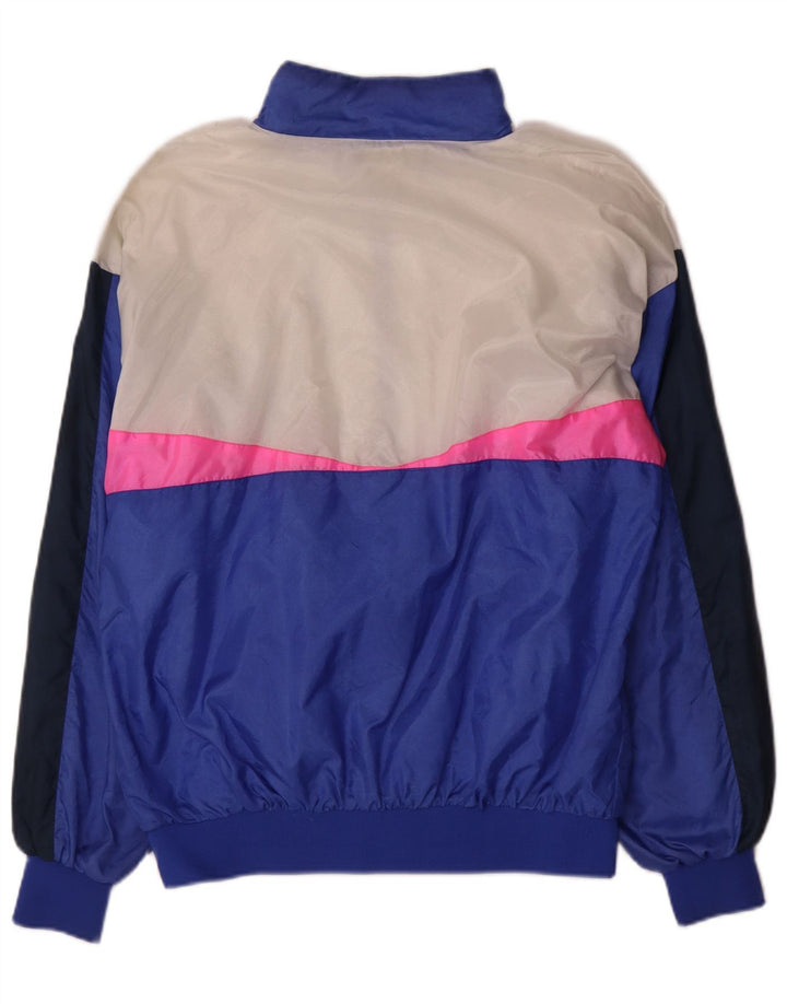 Giacca da tuta da uomo Frank Shorter, grande, in nylon color block blu
