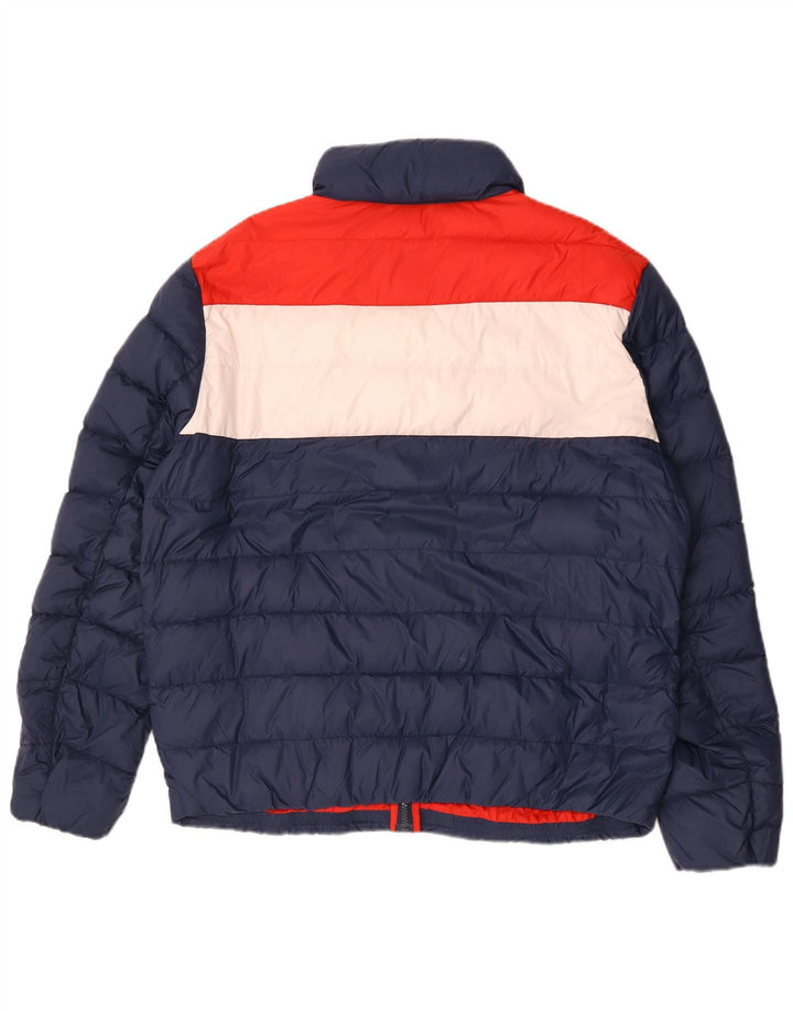 Giacca imbottita da uomo Tommy Hilfiger UK 44 2XL Poliammide color block blu