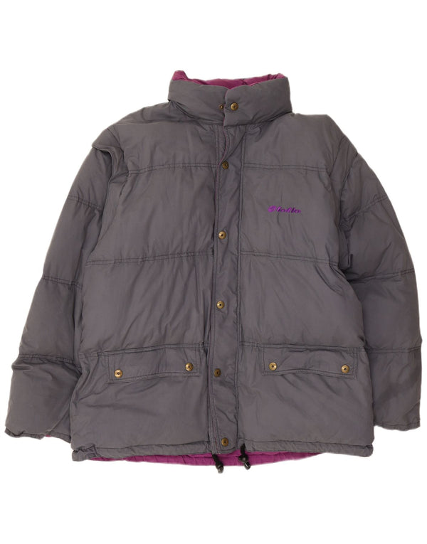 Giacca imbottita reversibile da uomo Lotto UK 42 XL Poliestere grigio