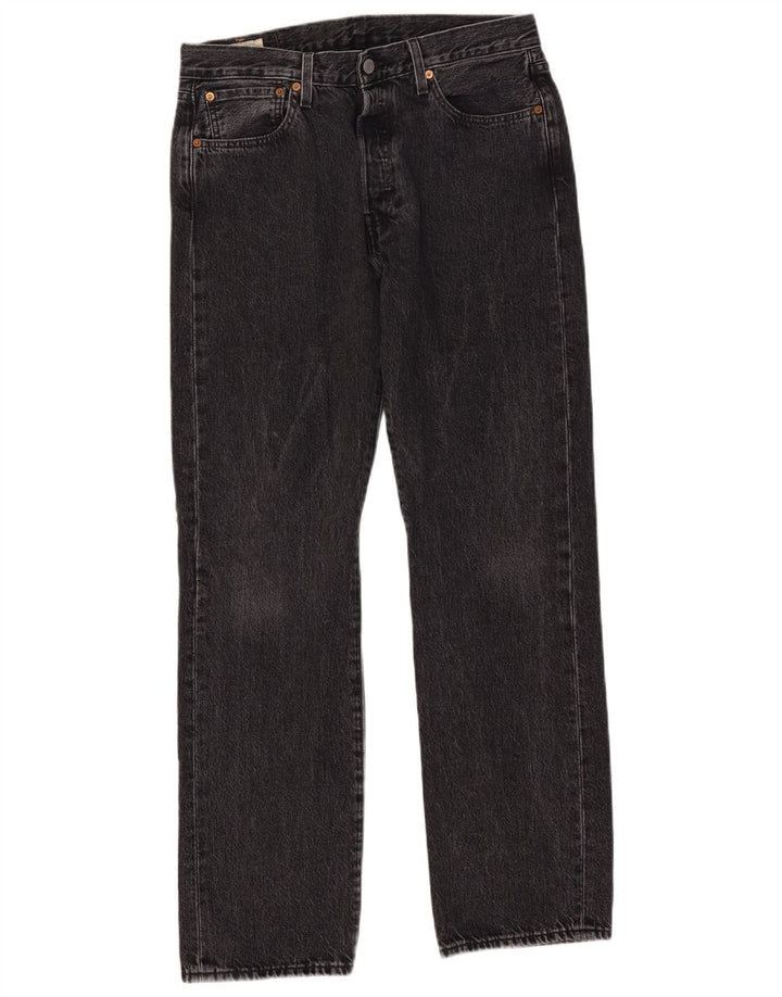 LEVI'S Jeans dritti da uomo 501 W32 L32 Cotone grigio