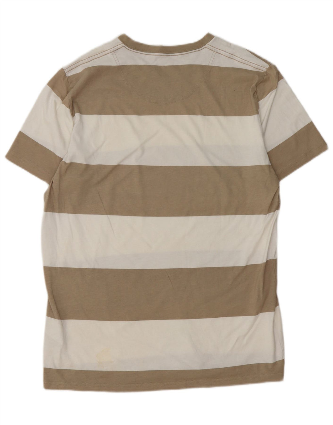 T-shirt da uomo Hollister Top in cotone a righe marrone medio