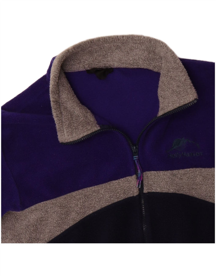 Giacca in pile da uomo HELLY HANSEN UK 38 Medium Navy Blue Colourblock