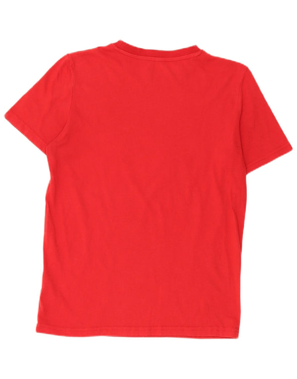 T-shirt grafica Champion da bambino 13-14 anni XL in cotone rosso