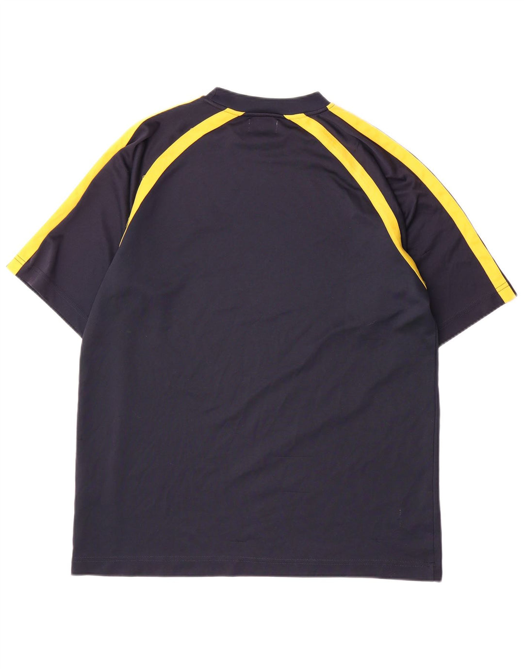 T-shirt da uomo Kappa Top Large in poliestere color block blu navy