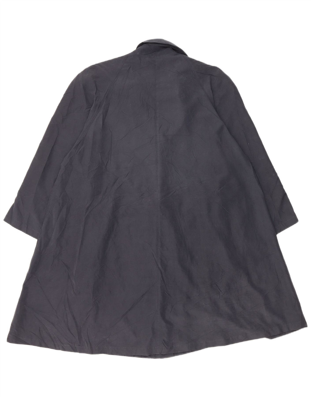 Trench oversize da donna Luisa Spagnoli UK 10 piccolo poliestere blu navy