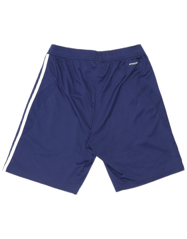 Pantaloncini sportivi Adidas Aeroready da uomo medi sportivi in poliestere blu navy