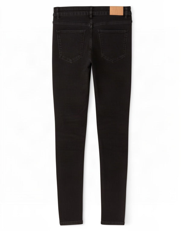 Jeans skinny da donna Zara EU 42 Large W32 L27 cotone nero