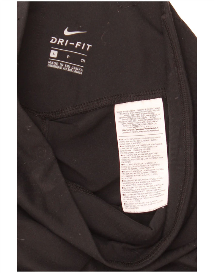 Leggings Nike Dri Fit da donna UK 8 piccoli in nylon nero