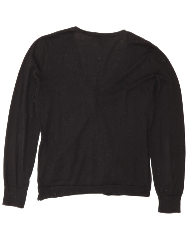 Maglione cardigan da donna Ralph Lauren UK 10 piccolo nero
