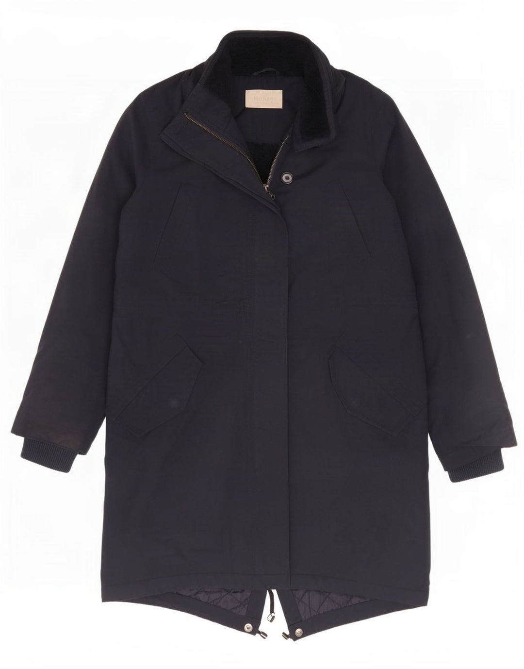 Giacca Parka da donna Hobbs UK 10 piccola in poliestere blu navy