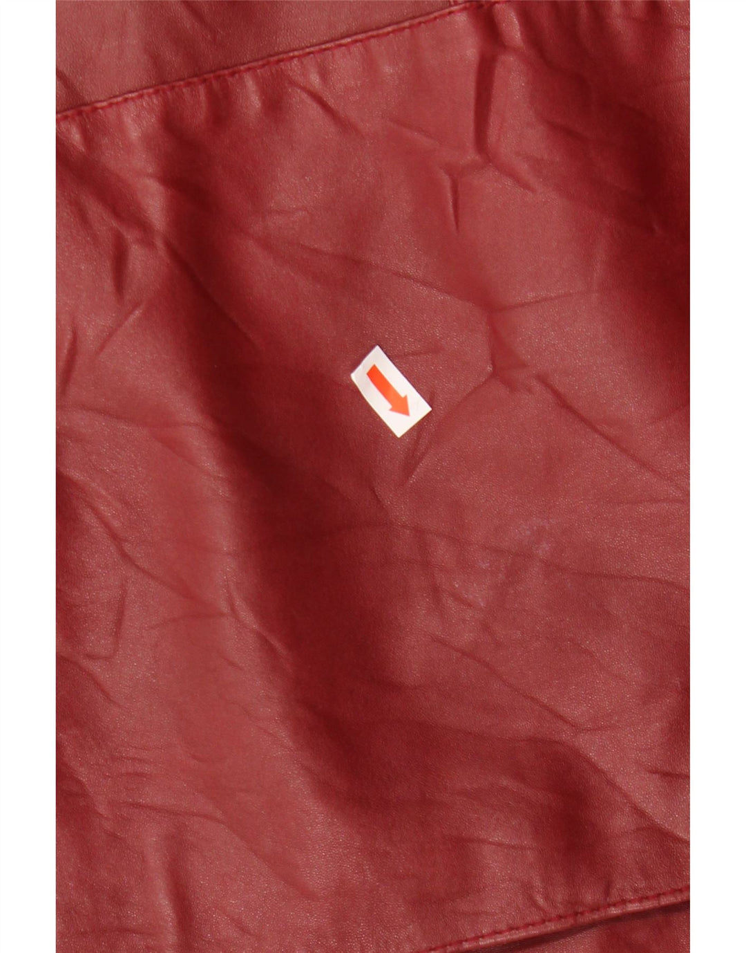 Giacca in pelle da donna VINTAGE EU 46 XL Pelle bordeaux