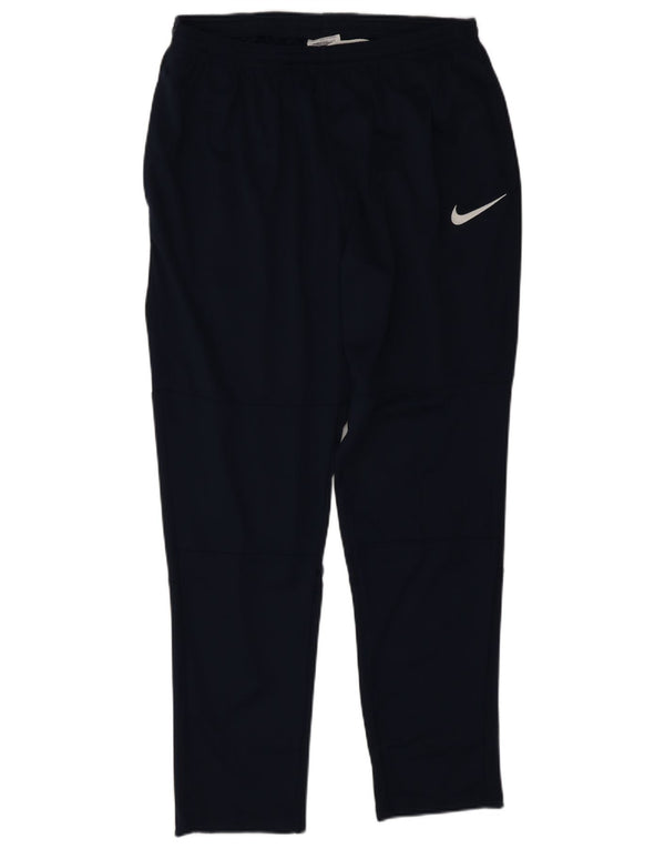 Pantaloni da tuta Nike Dri Fit da donna UK 14 Large in poliestere blu navy