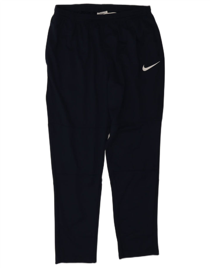 Pantaloni da tuta Nike Dri Fit da donna UK 14 Large in poliestere blu navy