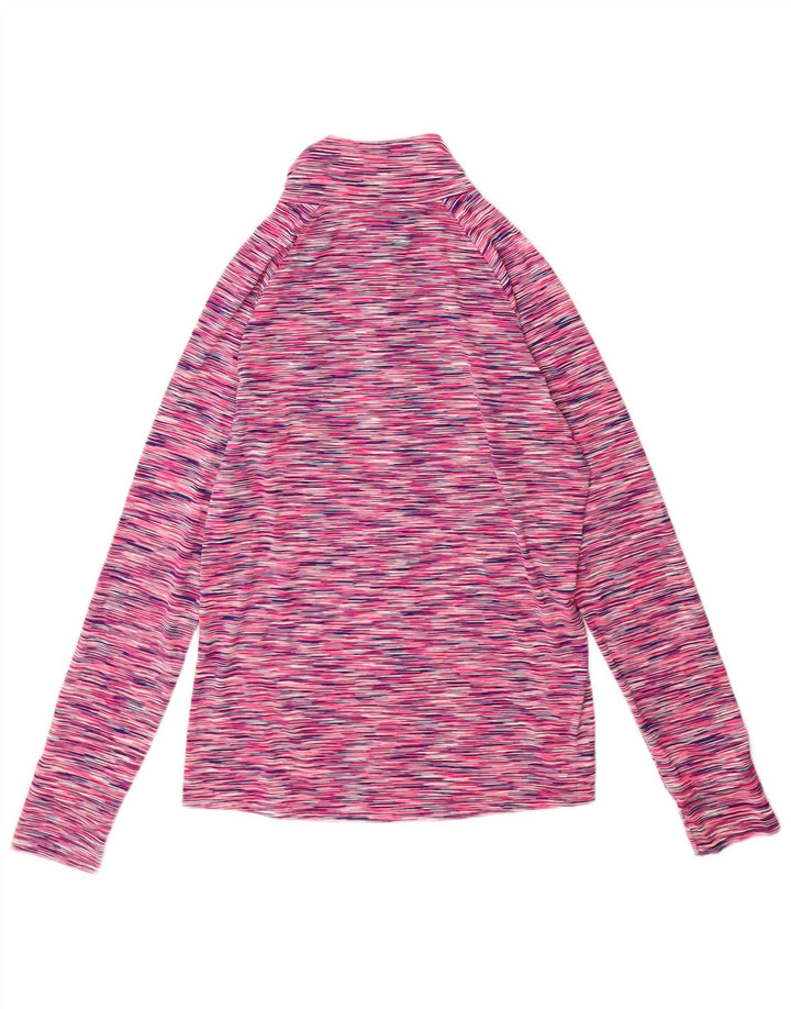 Top da tuta pullover slim fit da donna Under Armour UK 12 rosa medio