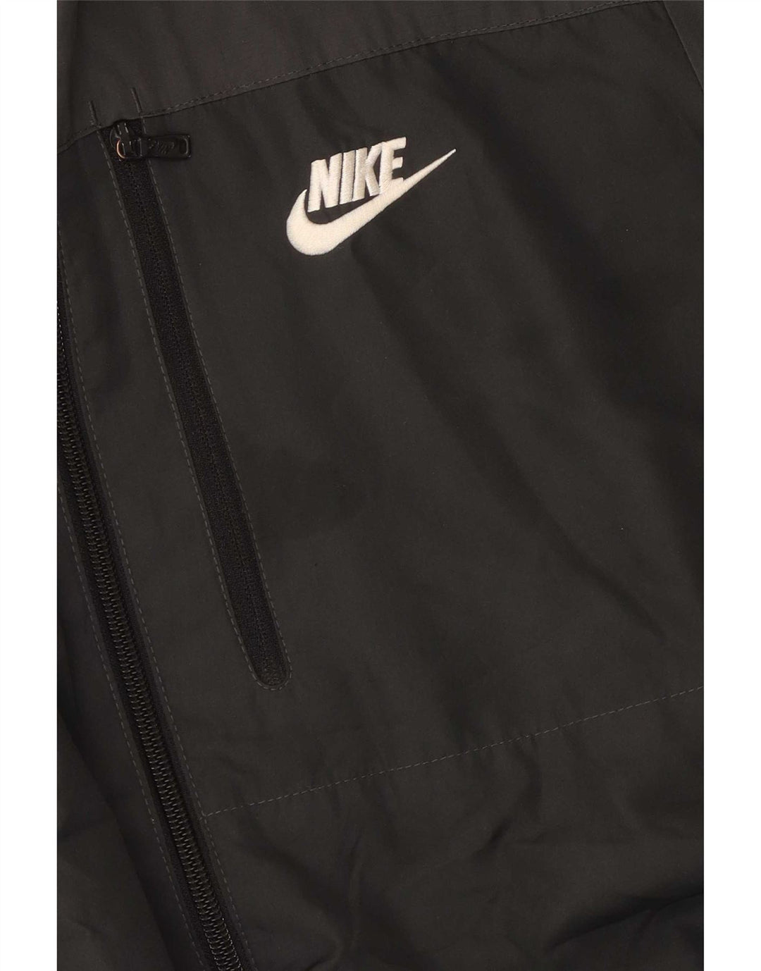 Giacca antipioggia con cappuccio da uomo Nike UK 38 medio nero poliestere