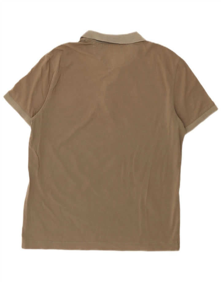 Polo da uomo Cooperativa grande in cotone beige