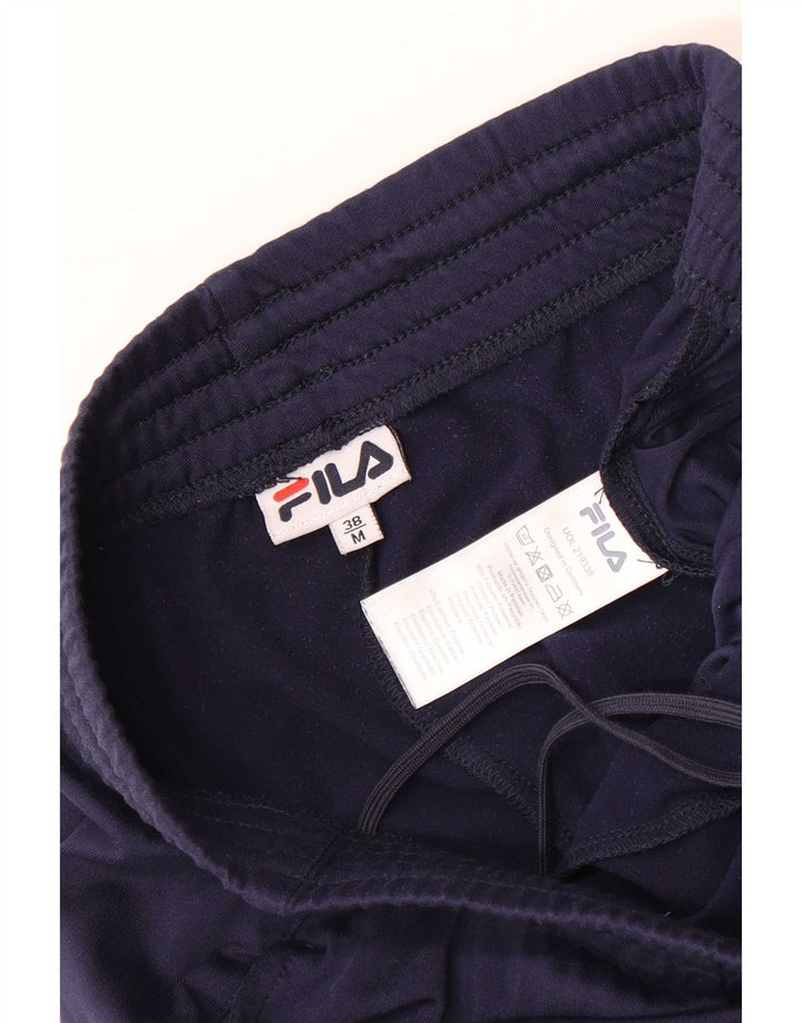 Pantaloni da tuta da uomo Fila in poliestere medio blu navy