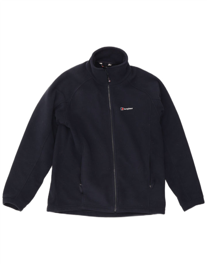 Giacca in pile foderata da uomo Berghaus UK 40 grande poliestere blu navy