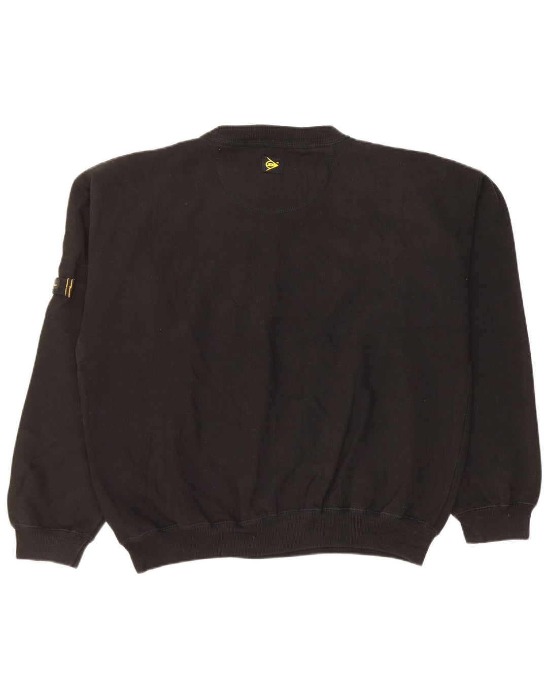 Felpa grafica da uomo Dunlop Jumper XL in cotone nero
