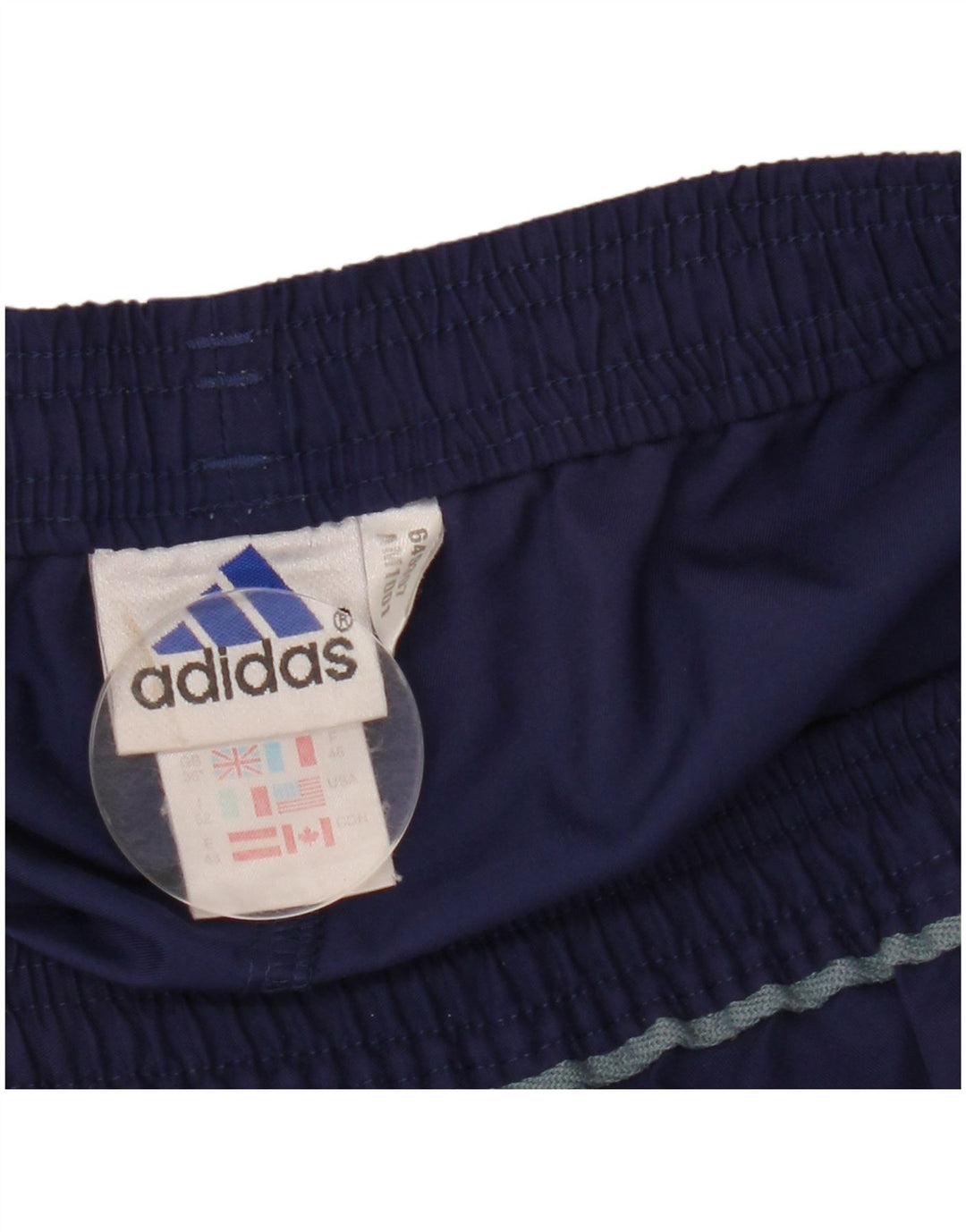Pantaloncini sportivi Adidas da uomo grandi blu navy