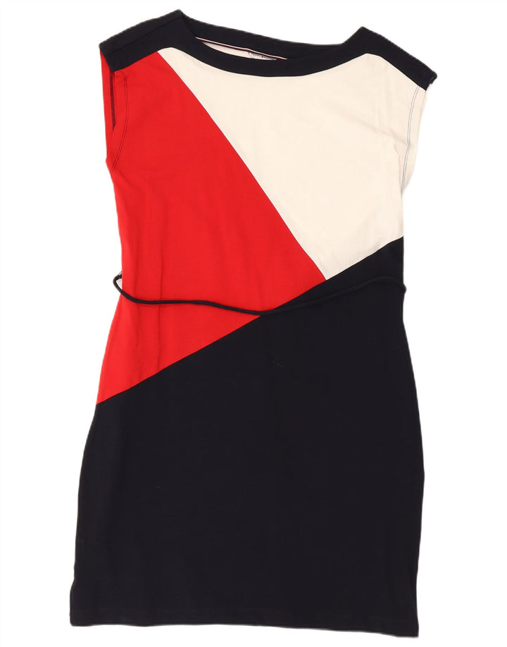 Abito tubino da donna Tommy Hilfiger UK 12 Colorblock medio multicolore