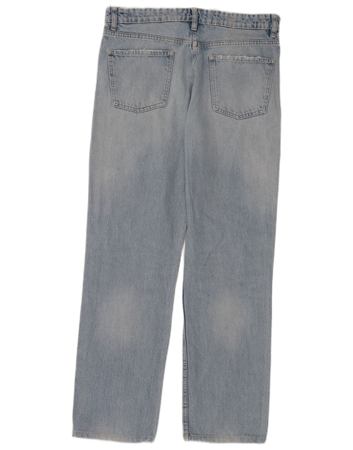 Jeans dritti da donna Zara EU 40 medi W30 L30 Blu