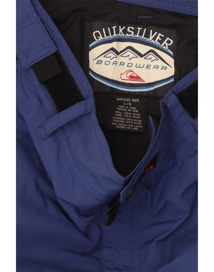 Pantaloni da sci da uomo Quiksilver Large in nylon blu