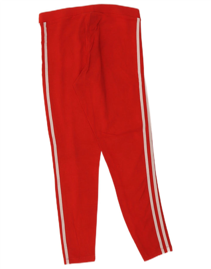 Leggings Adidas da donna UK 10 piccolo cotone rosso