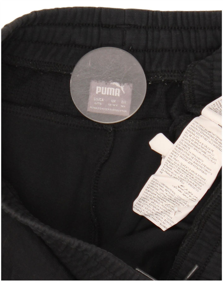Pantaloncini sportivi Puma da ragazzo 13-14 anni in cotone nero
