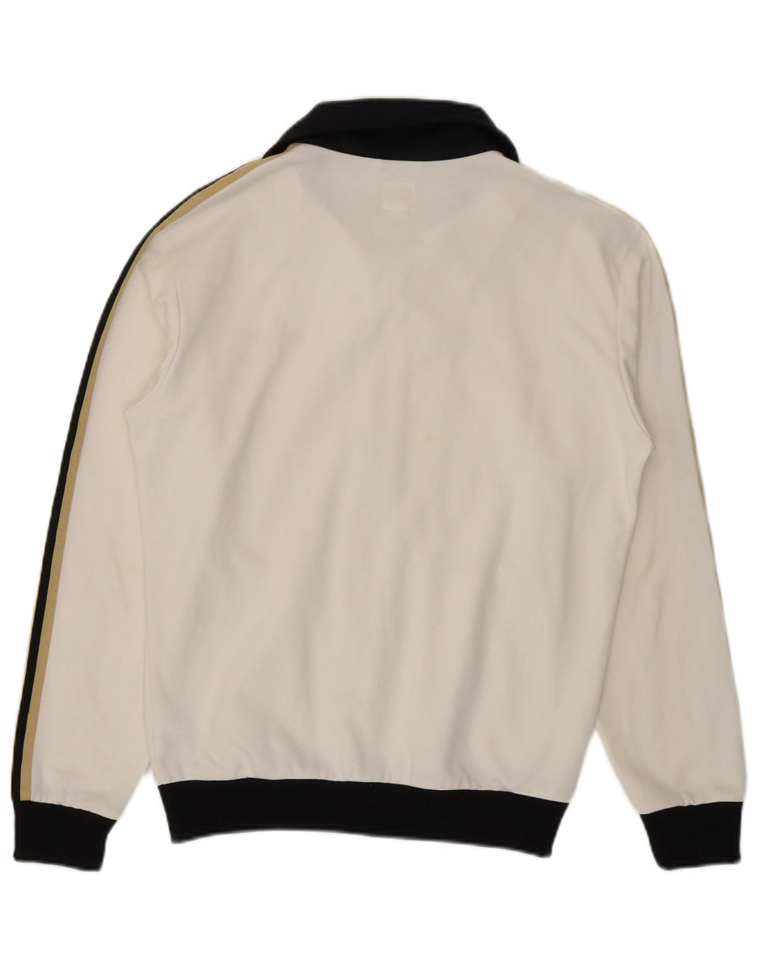 Giacca da ginnastica da uomo Adidas, giacca in poliestere color block bianco medio