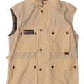 Gilet multiuso da uomo BELSTAFF IT 46 piccolo in nylon bianco sporco