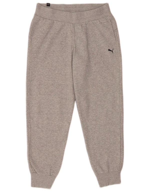 Pantaloni da tuta da uomo Puma Joggers in cotone grigio medio