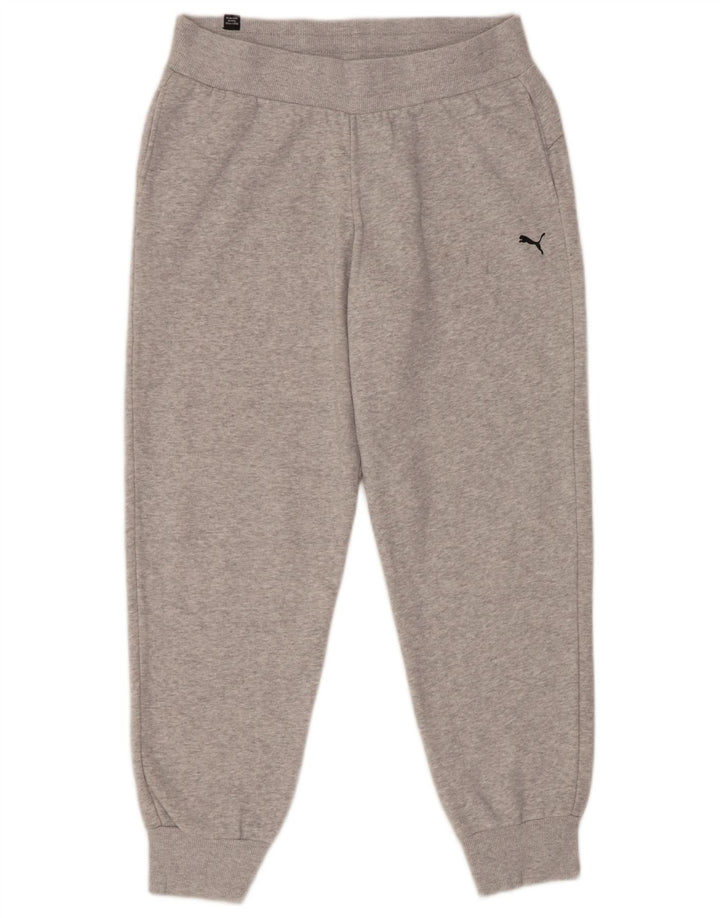 Pantaloni da tuta da uomo Puma Joggers in cotone grigio medio