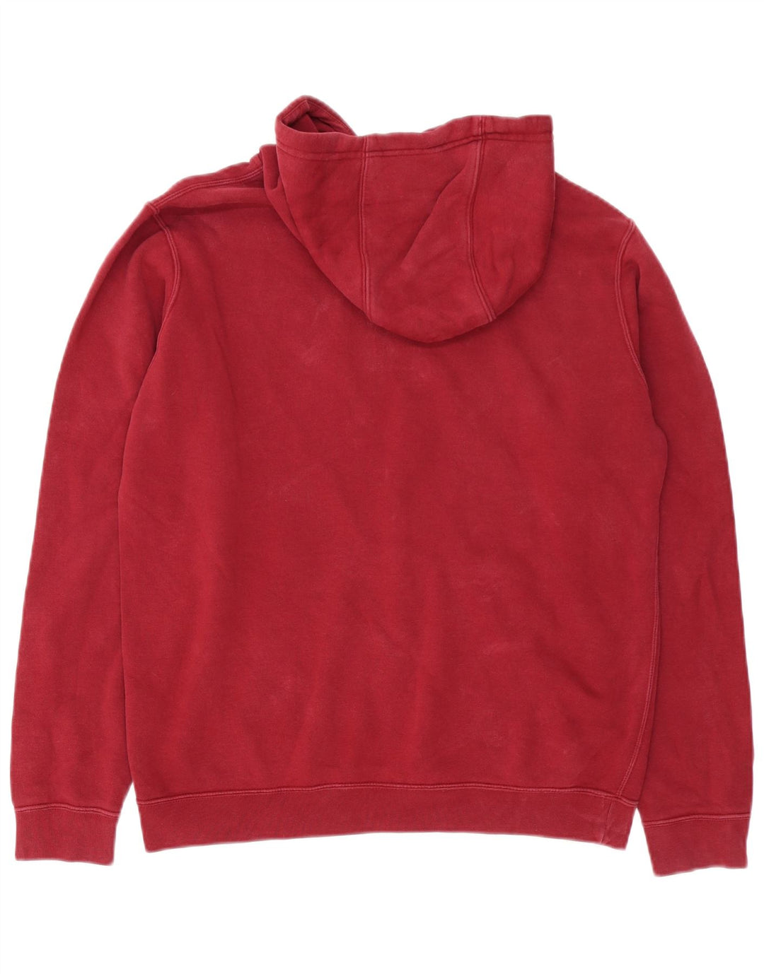 Maglia con cappuccio Nike da uomo in cotone bordeaux medio